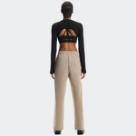 On Women's Focus Tech Sweatpants Desert 1WF30390603