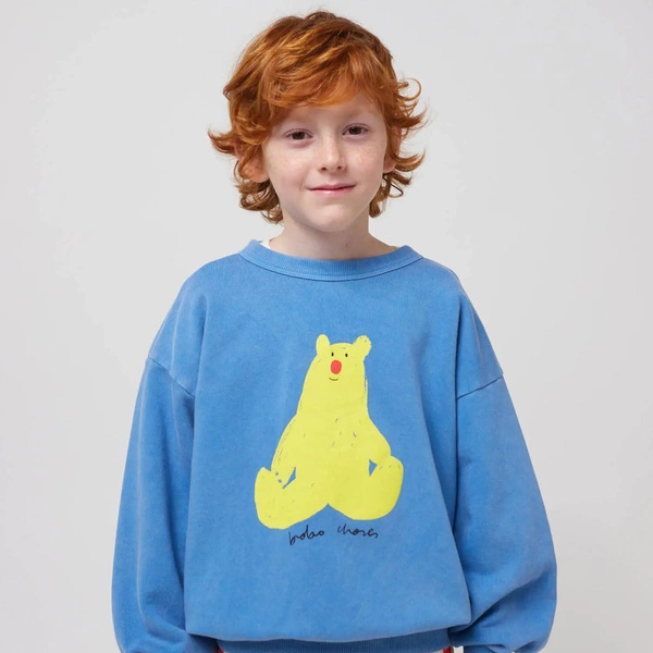 BOBO CHOSES Hug Me Bear sweatshirt