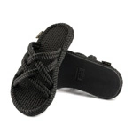 Bohonomad Bodrum Rope Slipper - Black