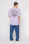 Kaotiko Mauve Liberty Washed T-shirt