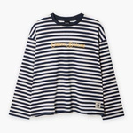 Kaotiko Cheers Longsleeve, Darling Stripes Navy AR023-01-G002