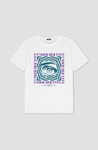 Kaotiko Washed Under Her Eyes White T-shirt AP011-01-G002
