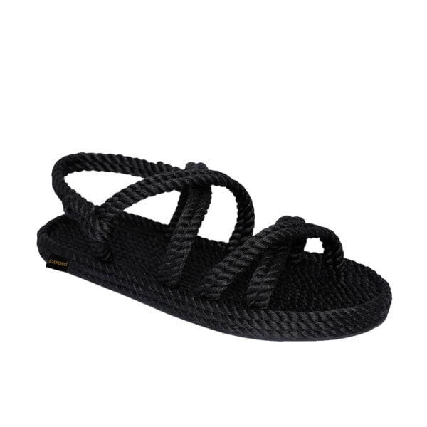 Bohonomad Tahiti Rope Sandal - Black