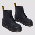 Dr. Martens women's slip-on boots Zebzag Laceless Wyoming black 42653001