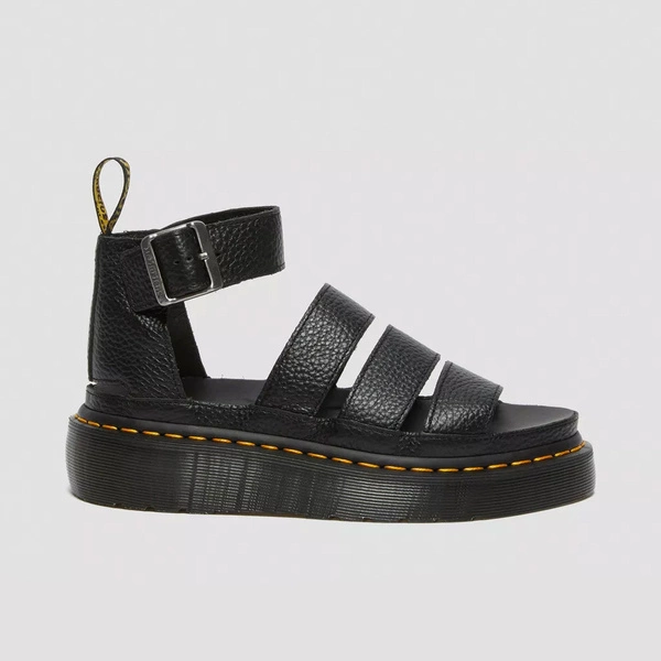 Dr. Martens Clarissa II Quad Milled Nappa Leather Platform Sandals24476001
