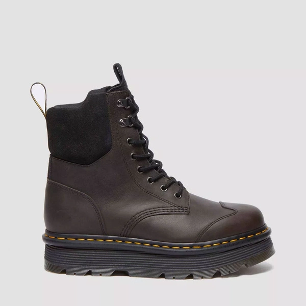 Dr. Martens Zebzag 8 Ties Burnish Waxy Lace Up Boots 32116733