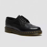 Dr. Martens Brogue Shoes 3989 Yellow Stitch Smooth Men's Black 22210001