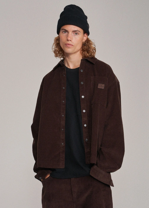Coalition CLTN CASSIDY Men's Shirt – brown