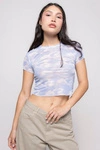 Kaotiko Blue Clouds Tulle T-Shirt