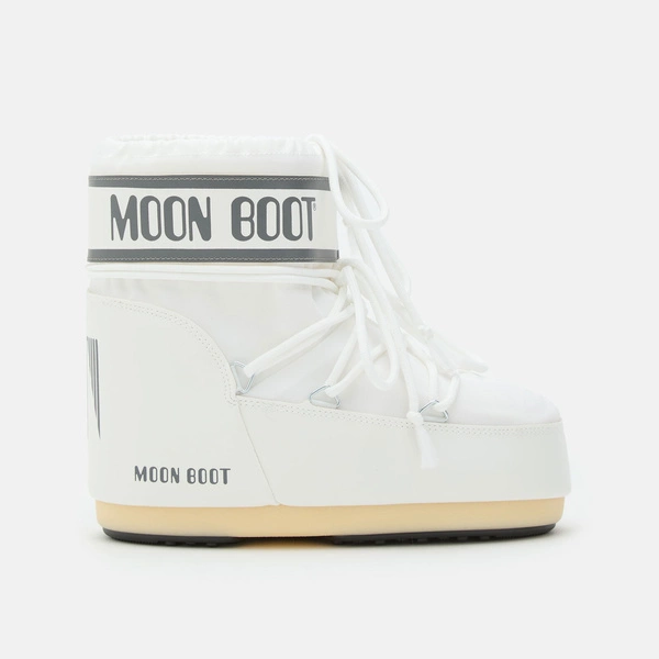 MOON BOOT ICON LOW WHITE MONO NYLON