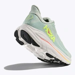 HOKA Clifton 10 Women's Running Shoes Sea Glass / Neon Flame