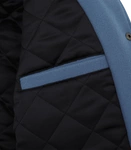 Billionaire Boys Club CAFETERIA VARSITY JACKET - BLUE