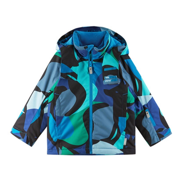 Reima kids' ski jacket Palsi blue patterned 5100356B