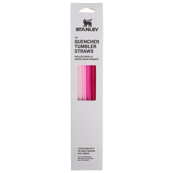 Stanley Słomki do Stanley Quencher H2.O FlowState™ 0.89L Pink - 4 sztuki