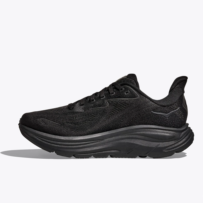 HOKA Clifton 10 Men's Running Shoes Black / Black