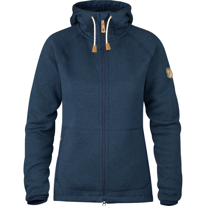 Fjallraven Ovik Fleece Hoodie W F89516-560 Navy