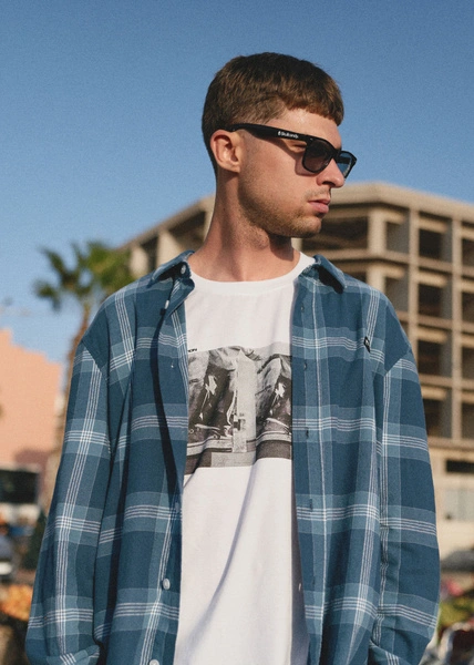 Coalition CLTN SK8 JAN Men's Shirt – dark blue