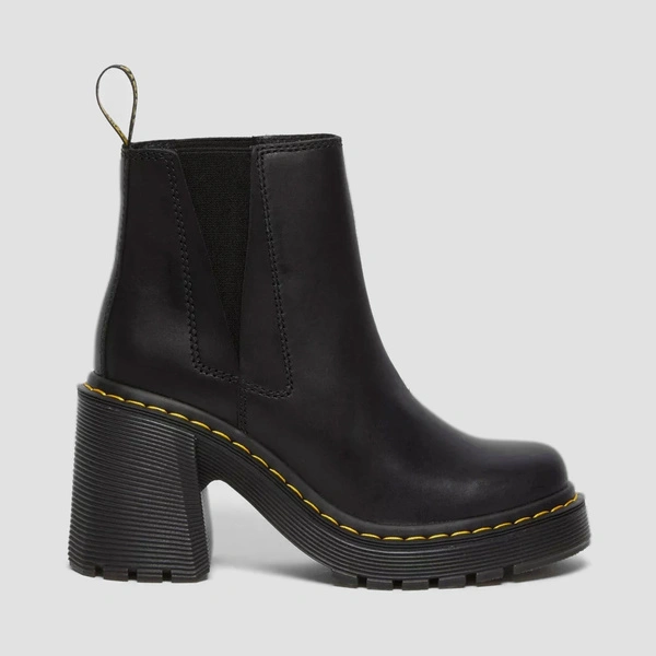 Dr. Martens women's heeled Chelsea boots Spence Sendal black 26440001