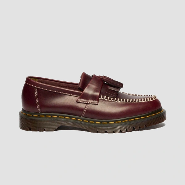 Dr. Martens Adrian Ben Cherry Red Orleans Loafers 42849600