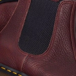 Dr. Martens fur-lined Chelsea boots 2976 Grizzly cherry red 31874600