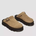 Dr. Martens Platform Mules Zebzag Slingback Suede Light Brown 31737439