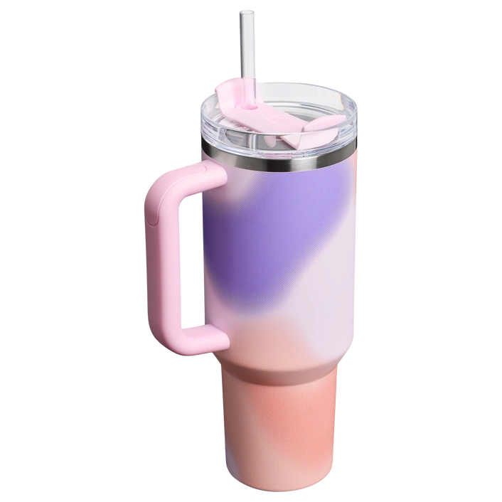 Stanley Insulated Tumbler Quencher 1.18L Rose Petal Motion - Summer Limited Editiom