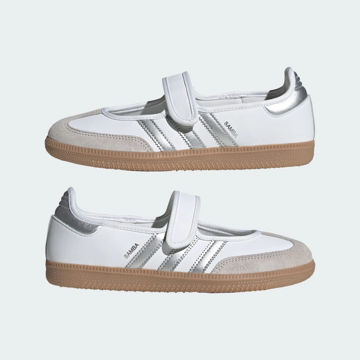 adidas Samba Jane (W) Cloud White / Silver Metallic / Gum KJ3785