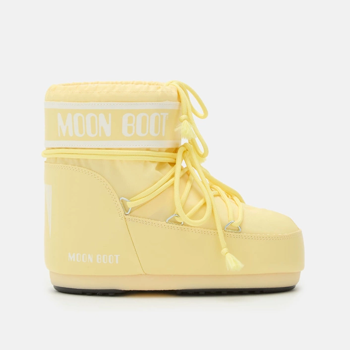 MOON BOOT ICON LOW LIGHT YELLOW NYLON