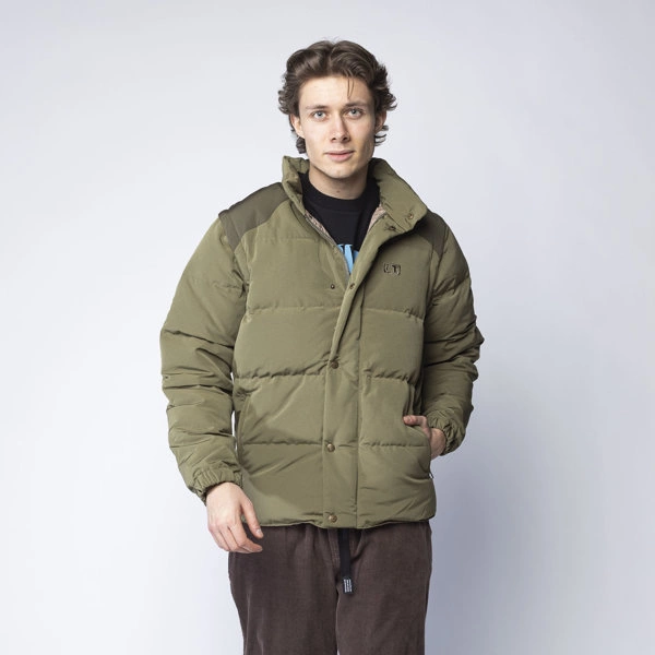 Billionaire Boys Club DETACHABLE SLEEVE DOWN JACKET - OLIVE