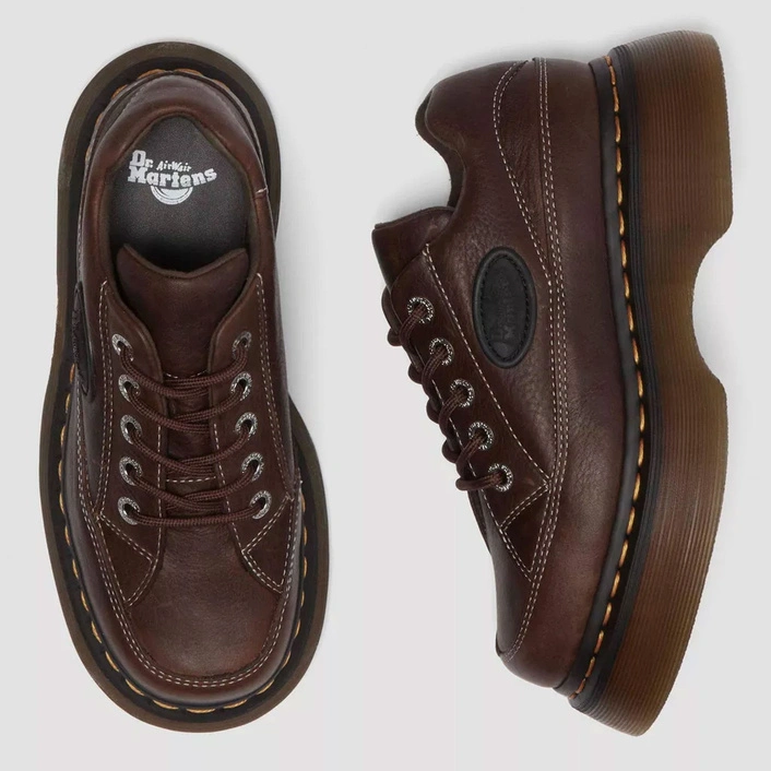Dr. Martens women's shoes Buzz 5-Eye Grizzly dark brown 41129200