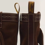Dr. Martens Platform Cowboy Boots Quad Mid Desert Rodeo Dark Brown 43175200