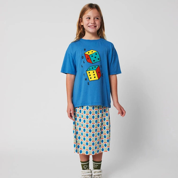 BOBO CHOSES Roll The Dice T-shirt BLUE