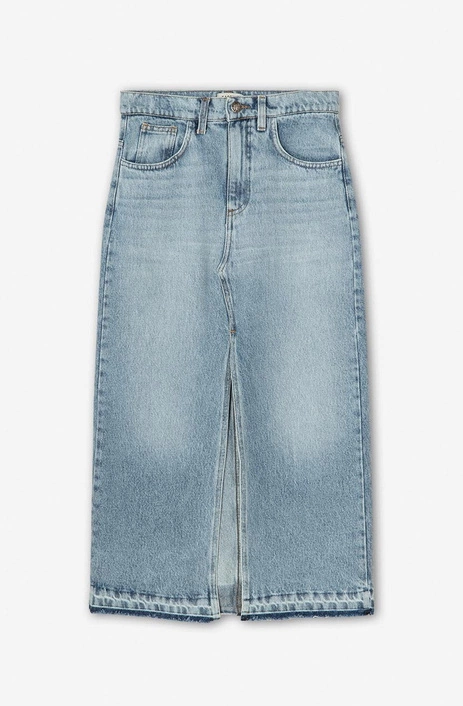 Kaotiko Long Denim Skirt AN039-01-K002 
