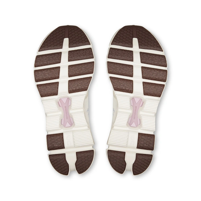On Cloud X 4 Women's Sports Shoes Ivory-Heron 3WE30074740