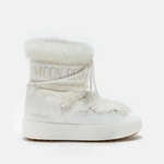 MOON BOOT LTRACK LOW WHITE FAUX-FUR BOOTS 80D2450130A001