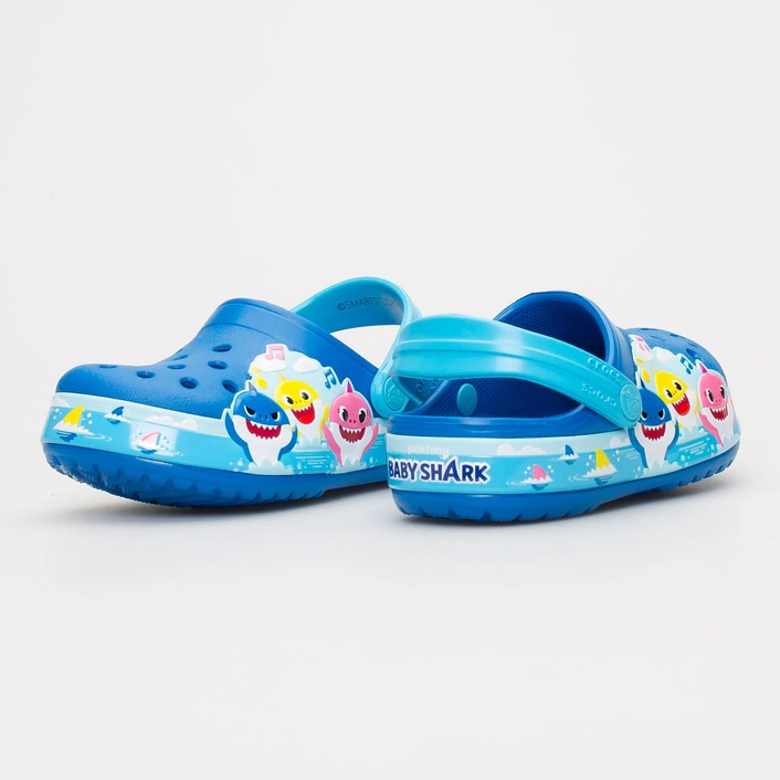 Crocs Fun Lab Baby Shark Band Clog Bright Cobalt