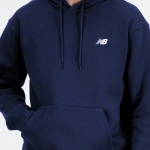 New Balance Men's Small Logo Hoodie MT41508NNY Navy