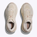HOKA Bondi 9 Women's Running Shoes Oat Milk / Rose Gold