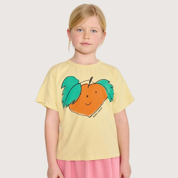 BOBO CHOSES Tangerine T‑shirt