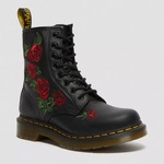 Dr. Martens women's boots 1460 Vonda Floral with embroidery black 24722001