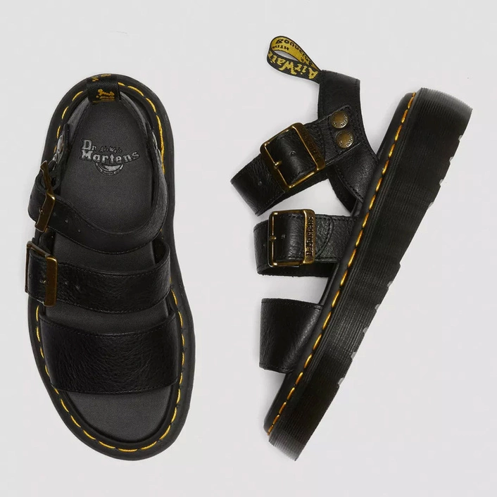 Dr. Martens Platform Sandals Gryphon Quad Women's Black 25720001