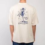 Kaotiko Cheers T-shirt, Darling Organic Cotton Ivory AR022-01S-G002