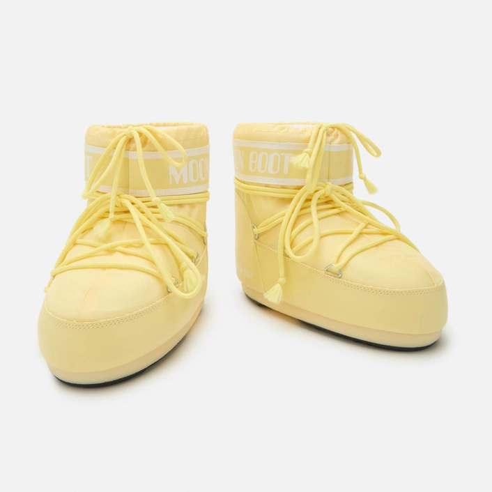 MOON BOOT ICON LOW LIGHT YELLOW NYLON