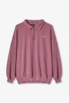 Kaotiko Burgundy Washed Daylen Sweatshirt