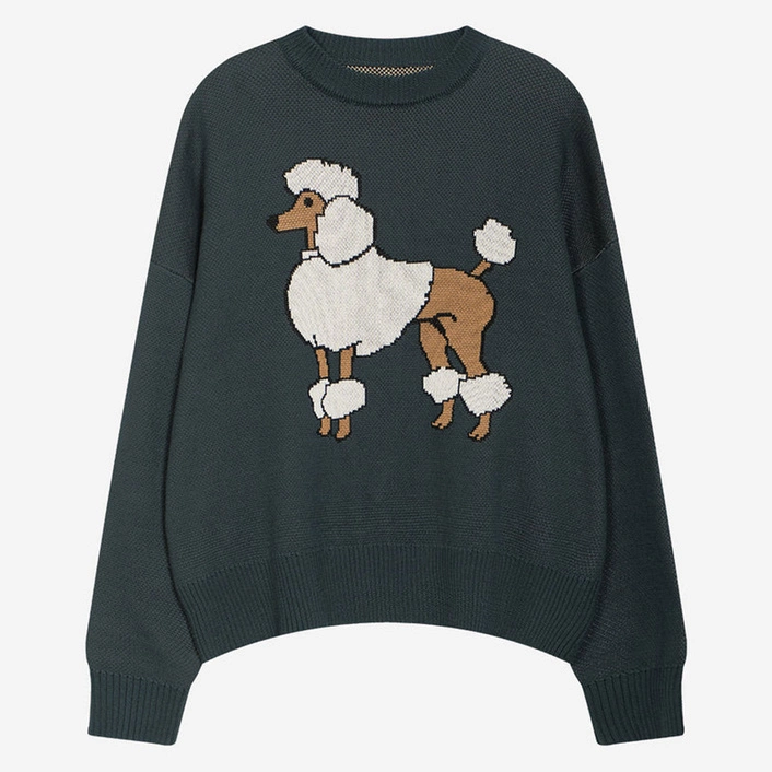 Kaotiko Jersey Poodle Dark Green AR018-01-E002