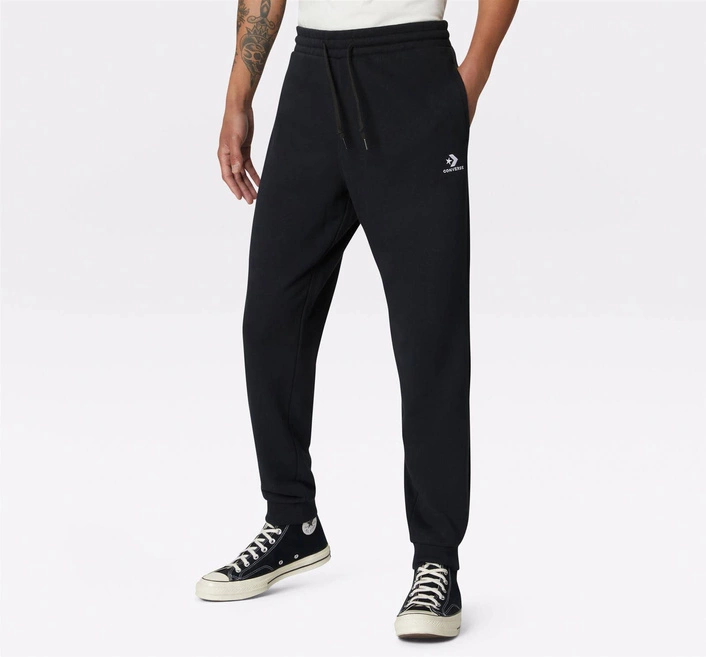 Converse Embroidered Star Chevron Jogger Pants Black