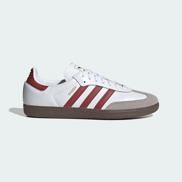 Adidas Samba OG Cloud White / Preloved Ruby / Clear Granite JH8798