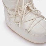 MOON BOOT ICON LOW CREAM RUBBER BOOTS
