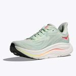 HOKA Clifton 10 Women's Running Shoes Sea Glass / Neon Flame