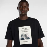 New Balance Men's Black T-shirt MT61B0WFBK